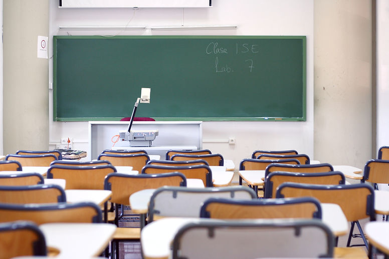 Leeres Klassenzimmer