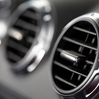 fans in a modern sports car