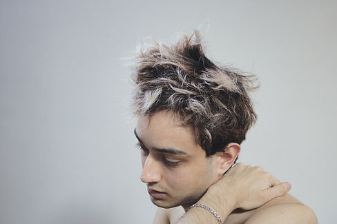 young man with Depression