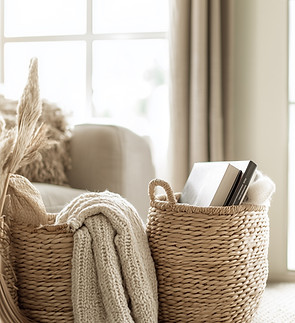 Cozy Basket Arrangement