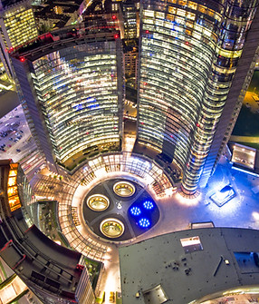 Luces de la noche de la ciudad