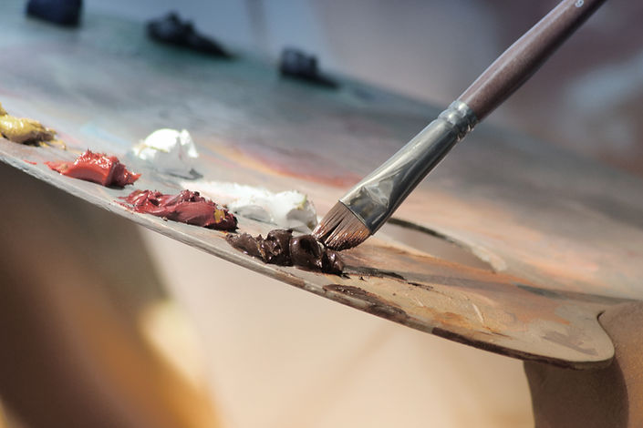 Palette de couleurs de peinture