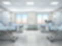 Empty hospital room