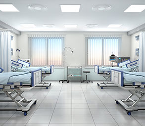 Leeres Krankenzimmer