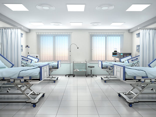 Sala de hospital vazia
