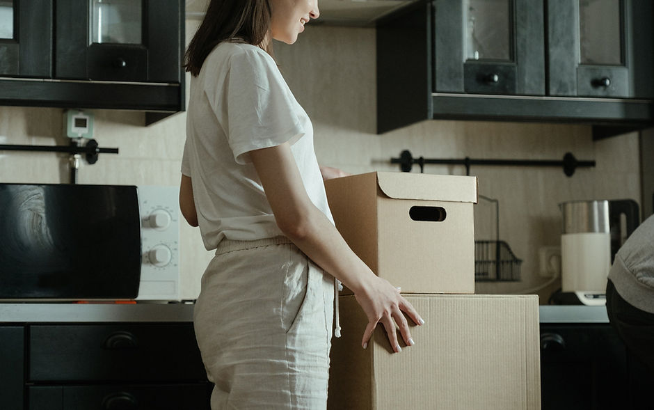 Unpacking Kitchen