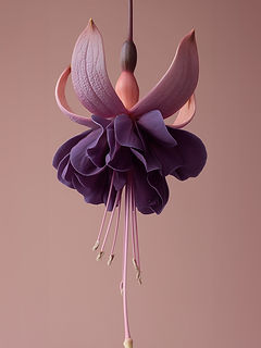 Purple Fuchsia Bloom