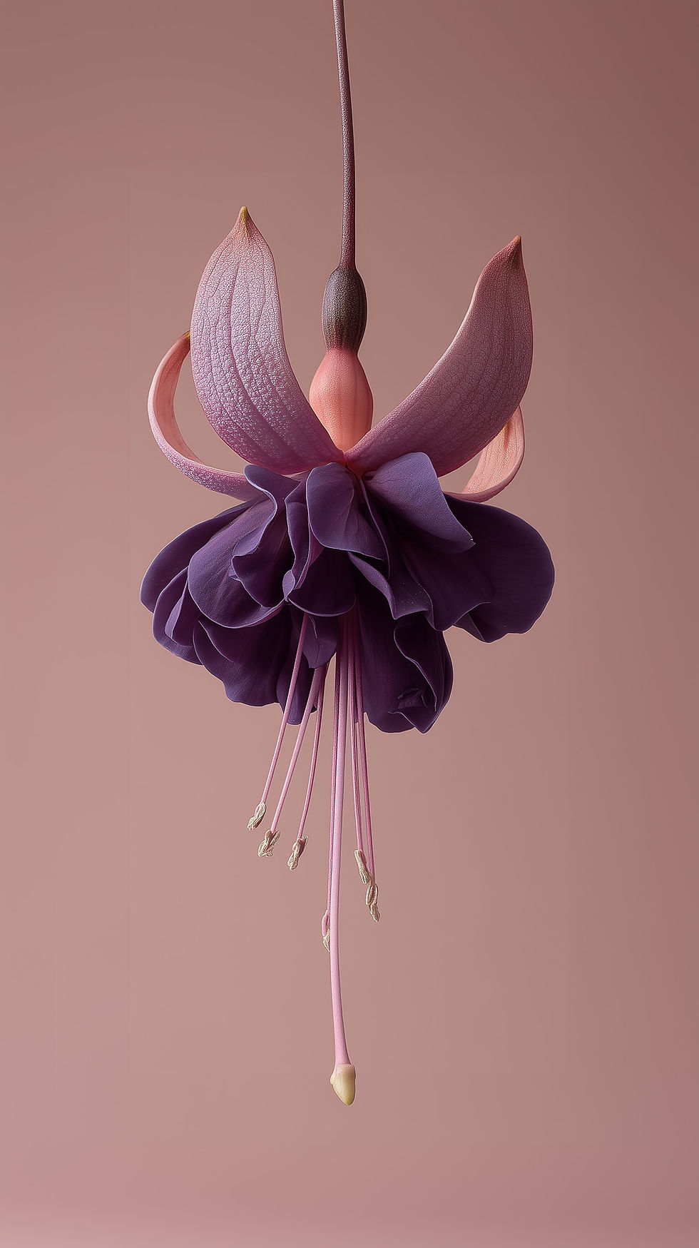 Mor Fuşya Çiçeği