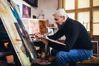 Pintor trabajando