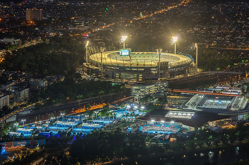 Illuminated Stadium