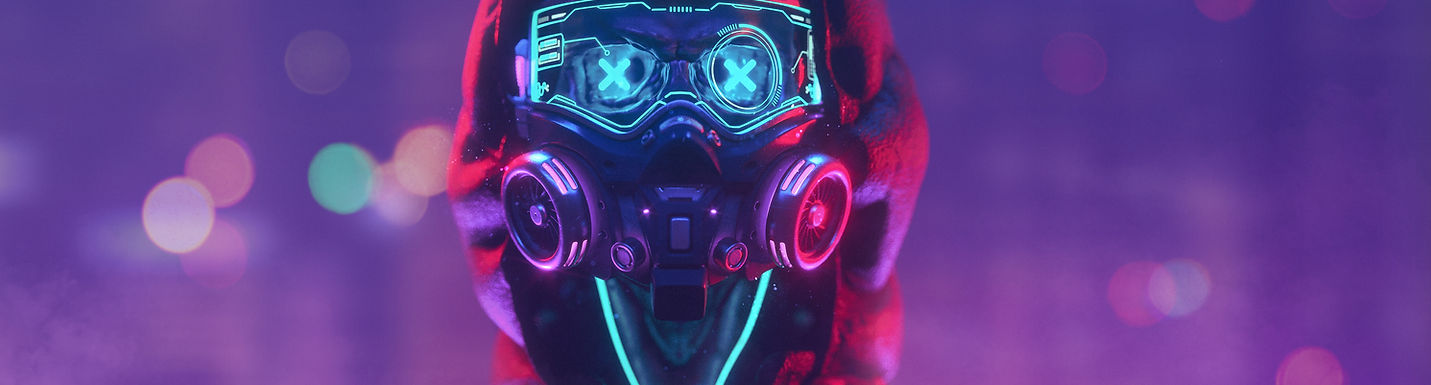 Cyborg with Gas Mask