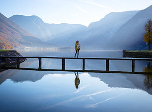 Woman at the lake