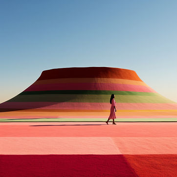 Bunte surreale Natur