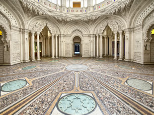 marble flooring with intricate italian inlay work