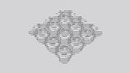 Geometric Text Diamond