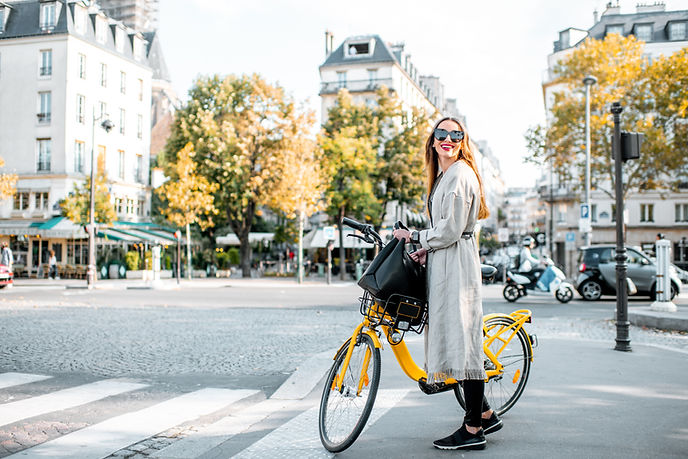 Woman with Bike