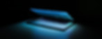 Laptop meio aberto