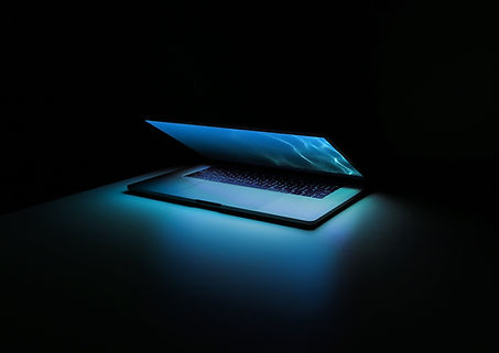 Leuchtendes Laptop-Design