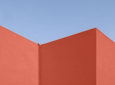 Red Building Facade