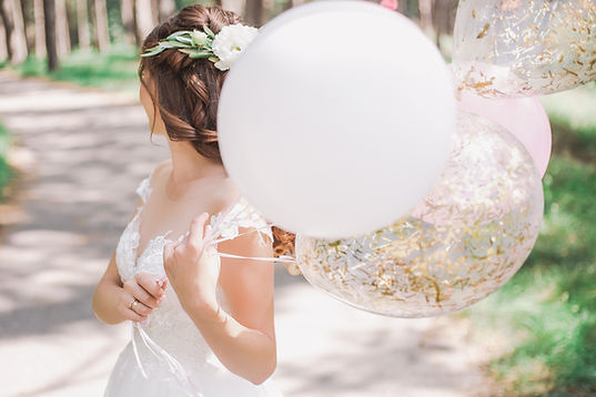 Bride with Balloons