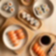 Salmon Sushi and Rolls Assortment