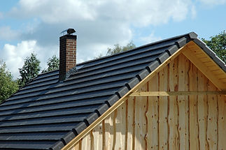 roofing tiles on roof