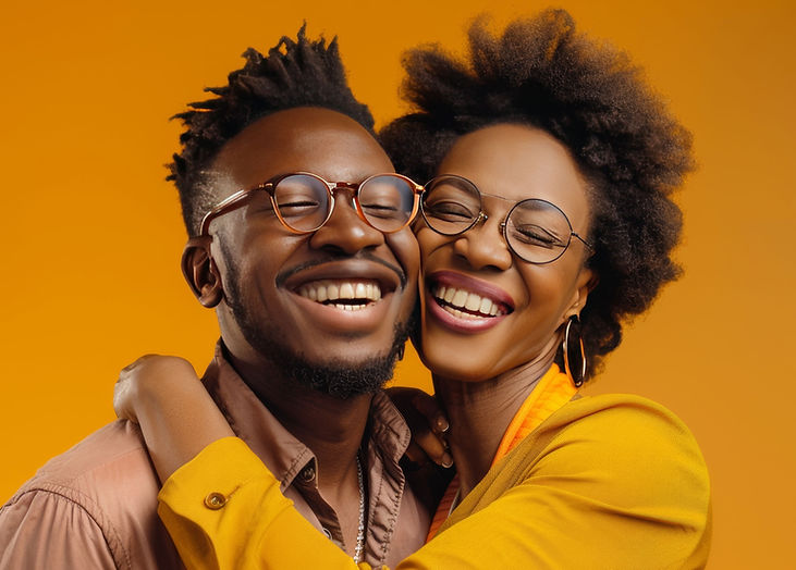 Happy Couple Smiling