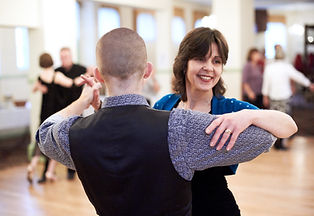 Dancing Couple Smiling