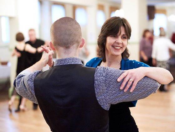 Dancing Couple Smiling