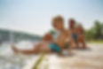 Family Going Swimming