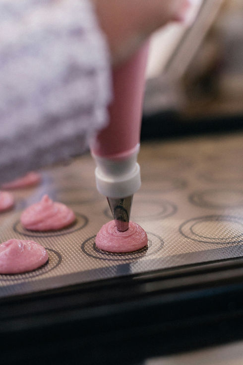 Piping Pink Cookies
