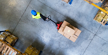 Overhead View of Warehouse