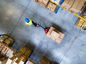 Overhead View of Warehouse