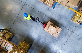 Overhead View of Warehouse