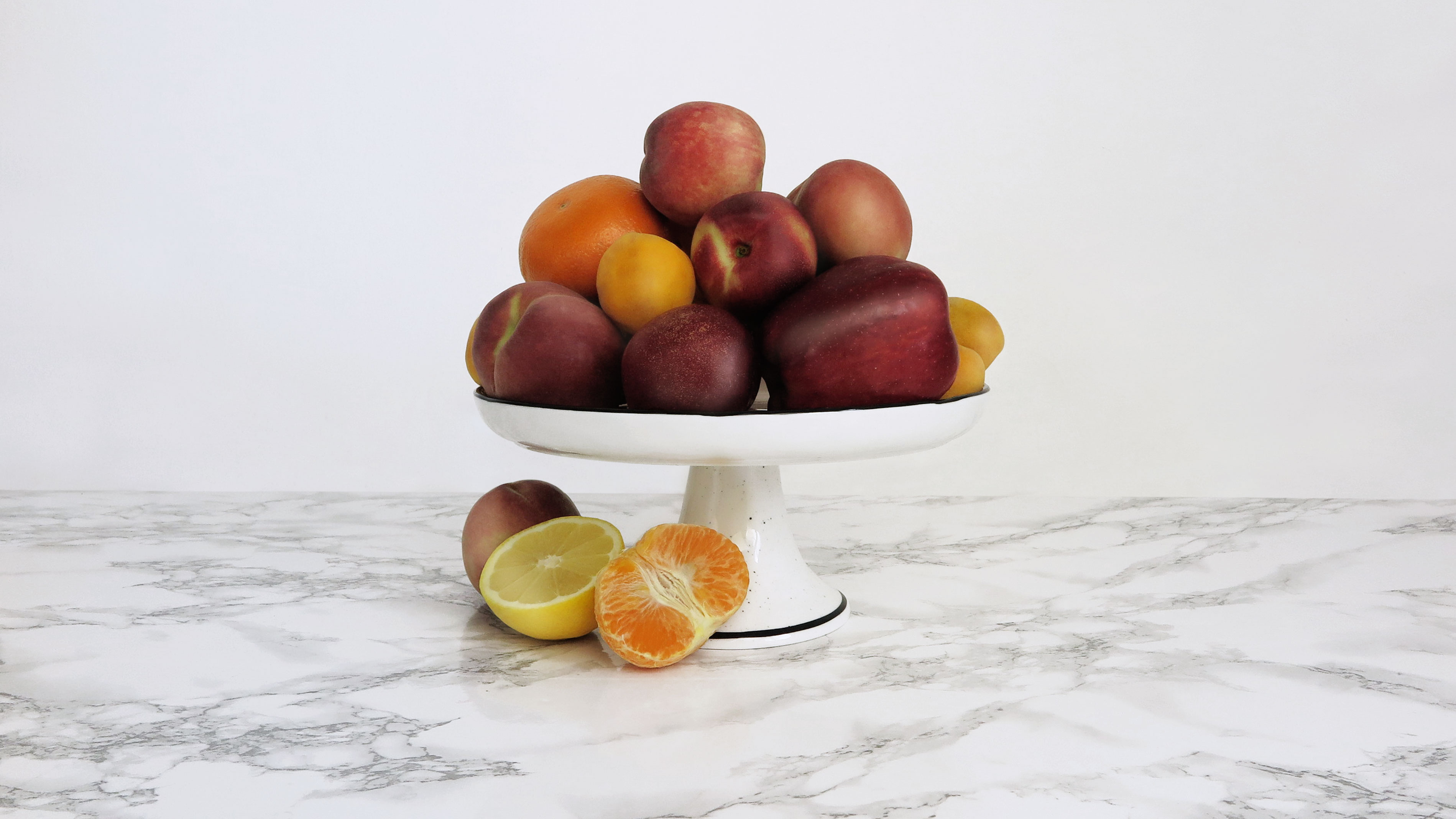 Arranged Food and Objects