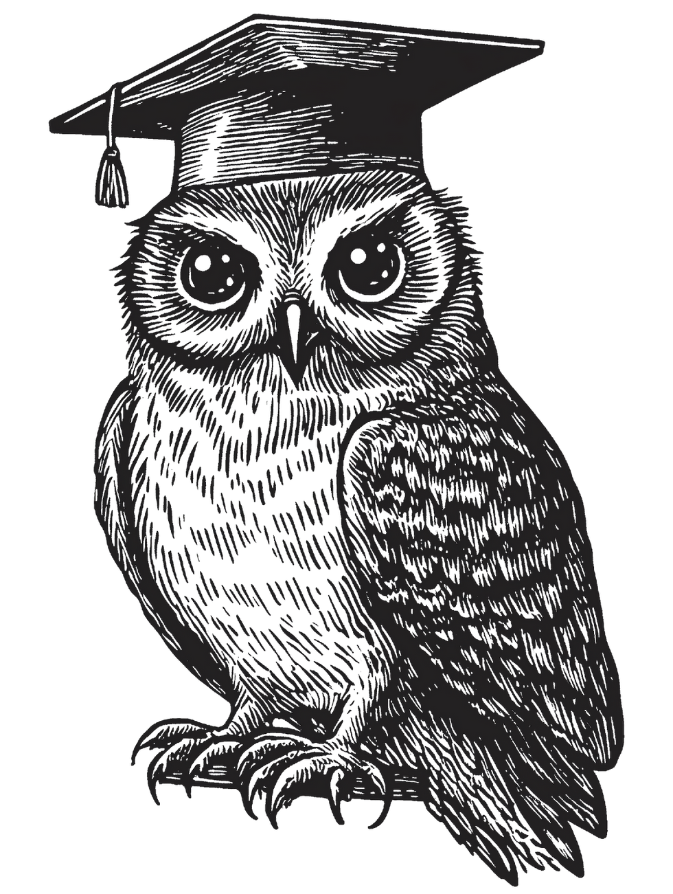 Graduation Owl Graphic