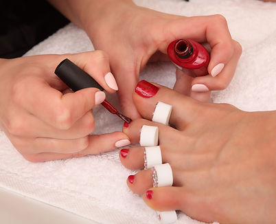 Entspannende Pediküre