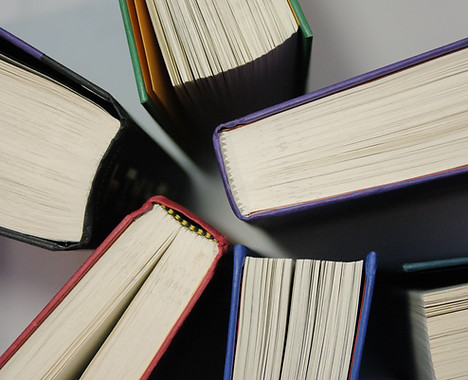 Stacked Hardcover Books