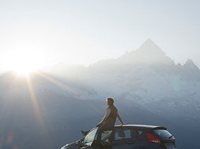 Man On Car