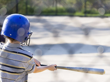 Boy Baseball Batter