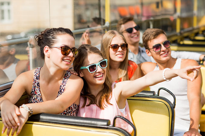 Grupo no Open Bus