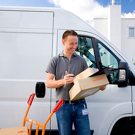 man and van services, man is delivering drop off items