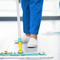 Floor Cleaning Scene