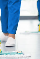 Floor Cleaning Scene