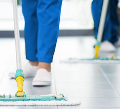 Cleaning with a Mop