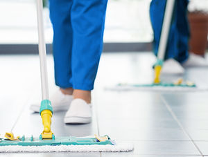 Cleaning with a Mop