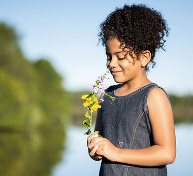 Smelling Flowers