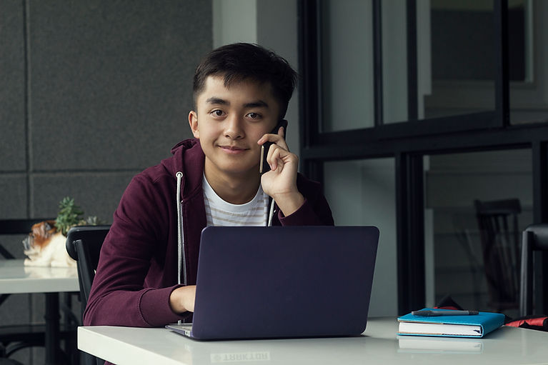 Student Calling on the Phone