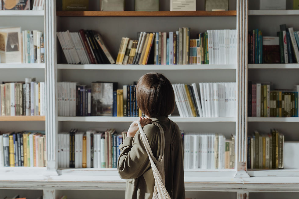 Person In Library