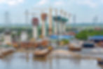 Metro construction site in Ho Chi Minh City, Vietnam